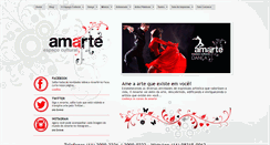 Desktop Screenshot of amarteespacocultural.com.br